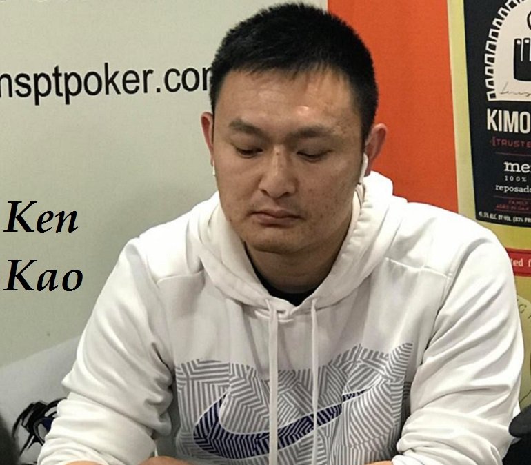 Ken Kao at 2018MSPT Main Event at Las Vegas